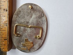 Cheyenne Trap And Shoot Club Trophy Belt Buckle 2005 Singles Vet Skeet Champion