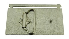 Boom Box Stereo Old School Hip Hop Belt Buckle Blinged Silver Cassette Rock Men