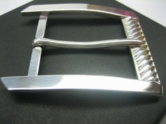 STERLING SILVER 925 BUCKLE WITH GENUINE LIZARD 1.5&Prime; BELT MADE IN U.S.A.
