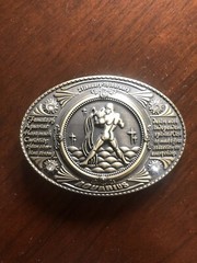 Aquarius Zodiac Horoscope Astrology Astrological Sign Unisex Men’s Belt Buckle