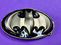 Batman Dc Comics Superhero S07 Black & Grey Raised 3D GTO Oval Belt Buckle