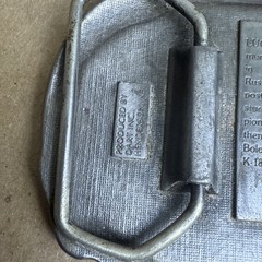 Lucas Kansas 1987 Centennial Garden Of Eden Metal Belt Buckle Dart (281/500)