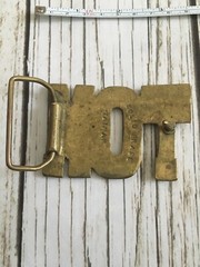 Vintage Solid Brass “Tom” Name Belt Buckle Pants Personalized