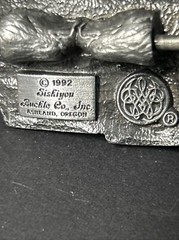 1992 Siskiyou Thousand Trails NACO Limited Edition 143 Of 500 Belt Buckle