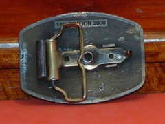 Pre-Owned Alme Construction Inc cut Bank Montana Belt Buckle