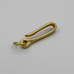 Brass Fish Hook Belt Clip Keychain Holder Key Manager lot