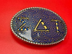 Eat Belt Buckle Frat Greek College Animal House Toga Novelty Joke