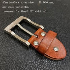Pure Titanium Anti-Allergy Pin Buckle EDC Belt Buckle for 34mm/39mm Belt Tool