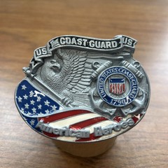 Vintage Style American Hero Coast Guard Belt Buckle 1994 NOS
