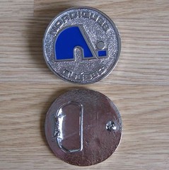 Nordiques Quebec hockey belt buckle (Choice colors)