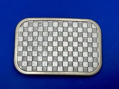 Tic Tac Toe Grey Wallpaper Pattern Buckle Down Brand Belt Buckle In Packaging