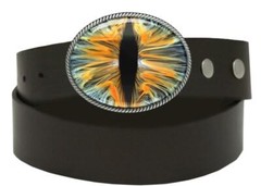 Eyeball Belt Buckle – Animal Taxidermy Halloween Cosplay Handmade Buckle -33-E