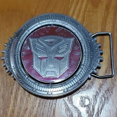 Transformers Autobot Reversible Belt Buckle Metal Collectible Accessory Rare
