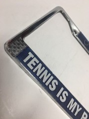 Tennis is My Racket License Plate Frame