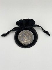 Indian Head Liberty Coin Style Belt Buckle 1877 Americana Gift