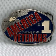 America #1 Thanks to it&rsquo;s Veterans Belt Buckle