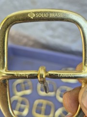Lot of 21 (x9)CHROME FINISH & (x12)SOLID BRASS BELT BUCKLES FITS 1 »-1.25 »Belt