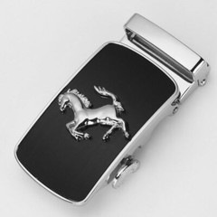 Formal Metal Belt Buckle-8x4cm Solid Pattern DIY Leather Craft Jeans Accessories
