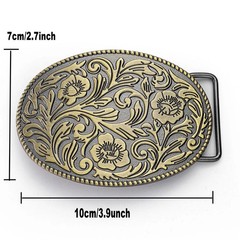 Western Denim Alloy Stud Buckle – Stylish and Unique Fashion Accessory