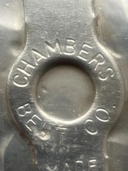 Vintage NOS Chrome Rodeo Style Belt Buckle by Chambers Belt Co Made in USA