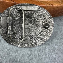 Vtg 1991 Siskiyou Buckle Co Grizzly Bear Claws Pewter Belt Buckle V-92 USA