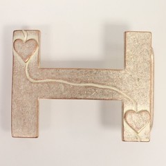 H Belt Buckle Smooth Silver Tone Classic Sporty Metal Buckle