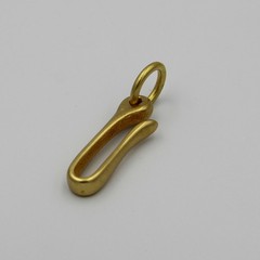 Brass Fish Hook Belt Clip Keychain Holder Key Manager lot