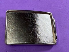 Rectangular Silver Color Craft Project Belt Buckle Make your own DIY Design!