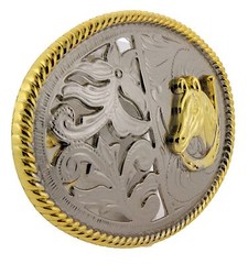 Horse Belt Buckle Western New Men Women Cowgirl Cowboy Rodeo Texas Style Metal