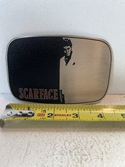 – scarface movie large belt buckle, New In Package Al Pacino Classic Movies