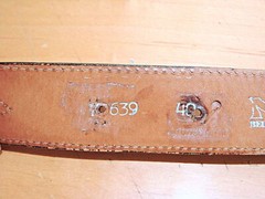 Nocona Leather Belt and 3D Flying Eagle Siskiyou Buckle Size 40 Vintage 1982 USA