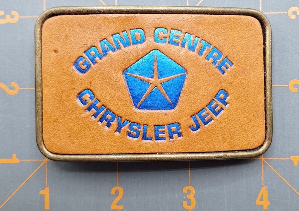 Belt Buckle , Grand Centre , Chrysler Jeep , Leather