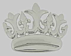 Crown Belt Buckles New Men Women Silver Chrome Metal Western Cowgirl western