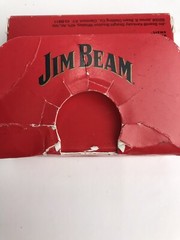 Vintage Jim Bean Cowboy Rodeo Belt Buckle Country Western New Boxed Old Stock