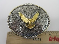 Vintage Western Eagle Belt Buckle – Rodeo Style Cowboy Cowgirl Accessory