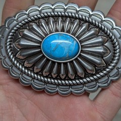 vintage style NATIVE AMERICAN belt buckle SOUTHWESTERN indian navajo replica