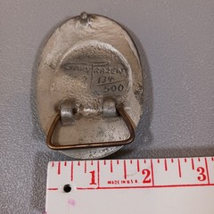 Vntg Diesel Electric Supply Service Company 40 Yrs Belt Buckle 54-94 Gary Praxen