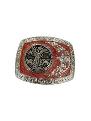 Hebilla Vaquera Centenario Moneda Mexico Coin Western Style Cowboy Buckle