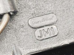 Jesse McLeod Pinwheel Spiral Hippie Pewter IMC Rare Vintage 1970s Belt Buckle