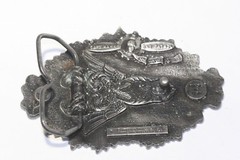 Rare Vintage 1977 Capt Hawks Sky Patrol A L Belt Buckle