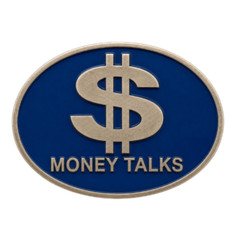 Money Dollar Signs Currency Cash Rich Belt Buckles