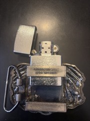 Elephant Lighter Holder Belt Buckle