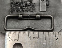 Vintage 1985 KENSAL Commemorative Belt Buckle – Limited Edition #077 – Train