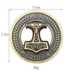 Thor&rsquo;s Hammer Belt Buckle Men&rsquo;s Western Cowboy Motorcycle Riding