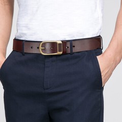 1pc Men&rsquo;s Faux Leather Belt Buckle Alloy Pin Buckle Replacement Belt Head
