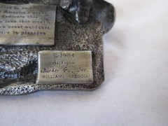 The Rocky Mountains Belt Buckle 1984 Commenative Pewter Ltd Ed Elk Siskiyou Rare
