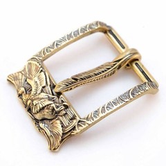 Brass belt buckle Duck Season, pin type Hunter trophy gift buckle for 1.5 inch