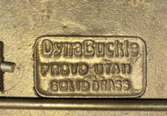 DUFF NORTON Dyna Buckle Solid Brass Belt Buckle