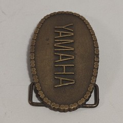 Yamaha Motorcycle Chain Belt Buckle Brass 1970&rsquo;s Vintage Worn Functional