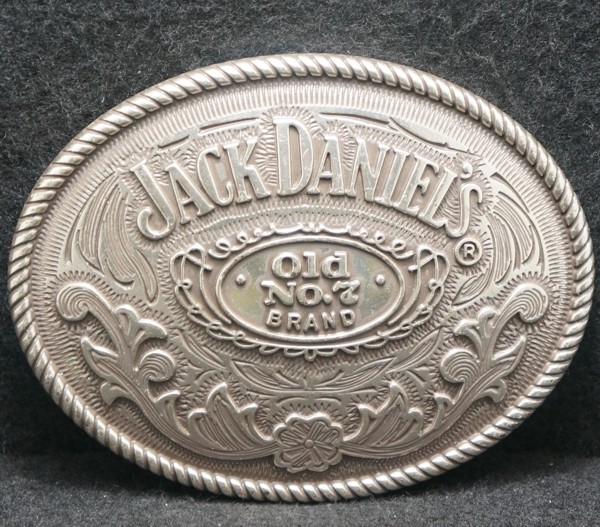 XD21108 VINTAGE 2005 *JACK DANIEL&rsquo;S OLD NO. 7 BRAND WHISKEY* LIQUOR BELT BUCKLE